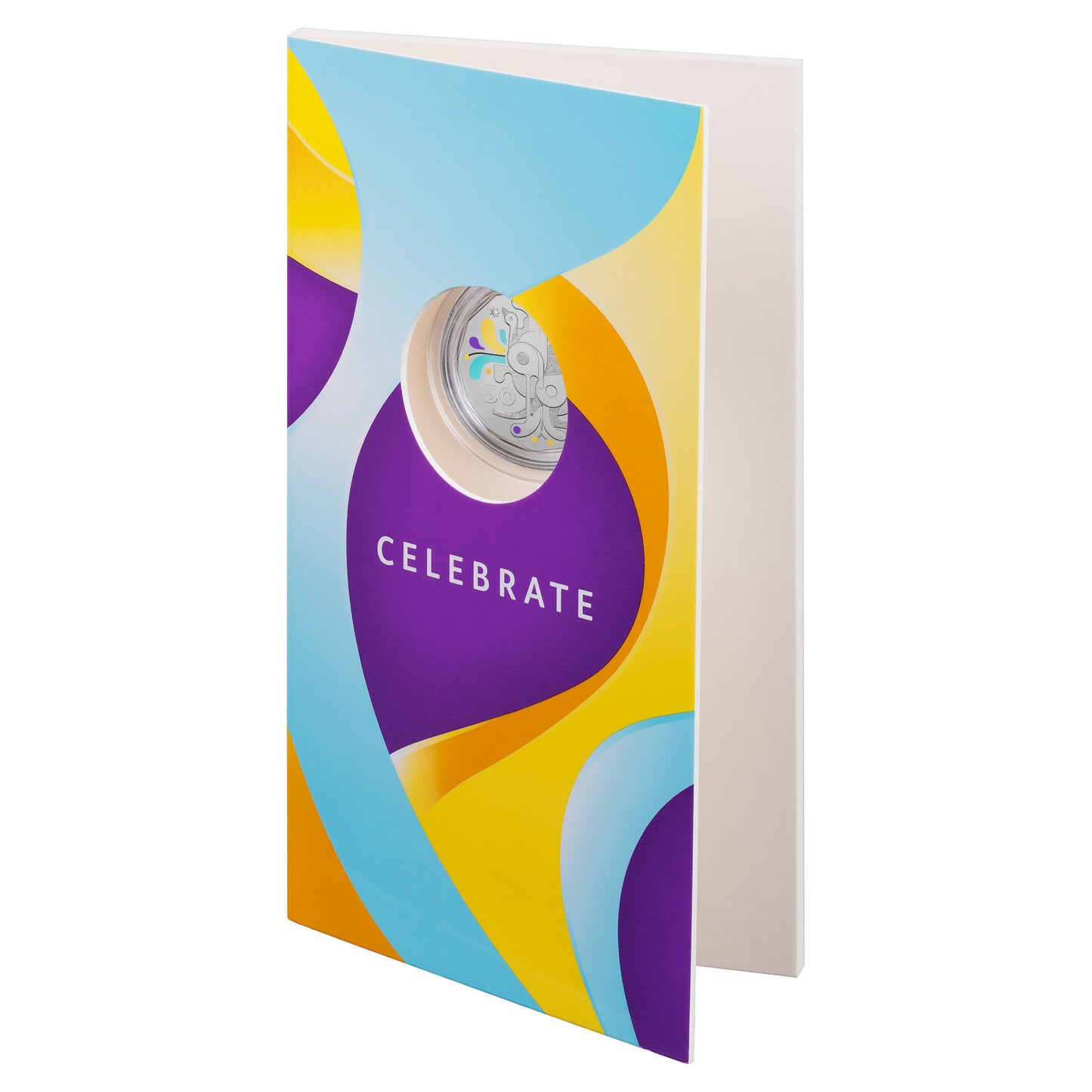 Coin Pack 50cent Unc 2025 Coloured Celebrations Birthday