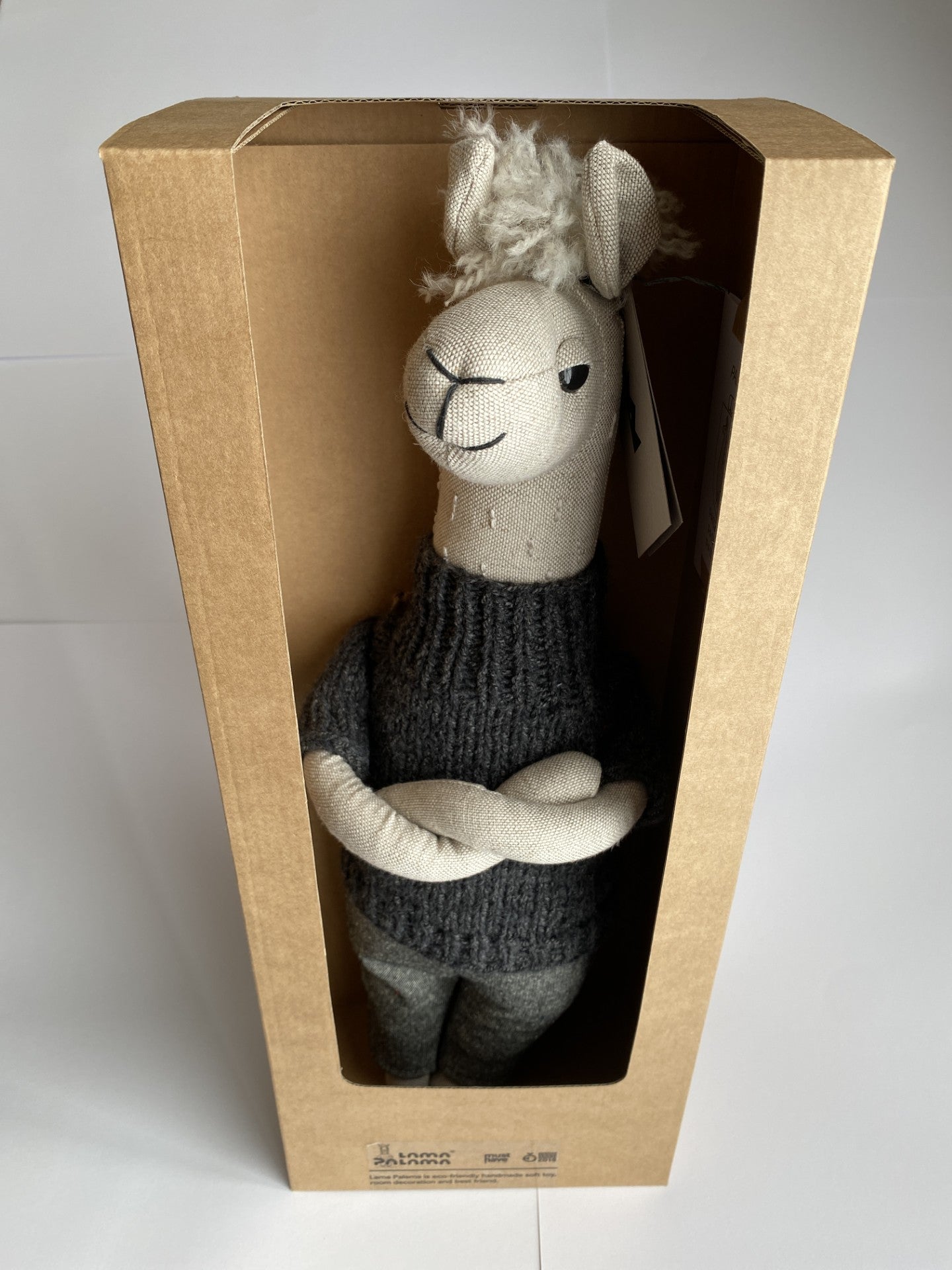 Lama Palama Large 45cm Lama-grey Jumper