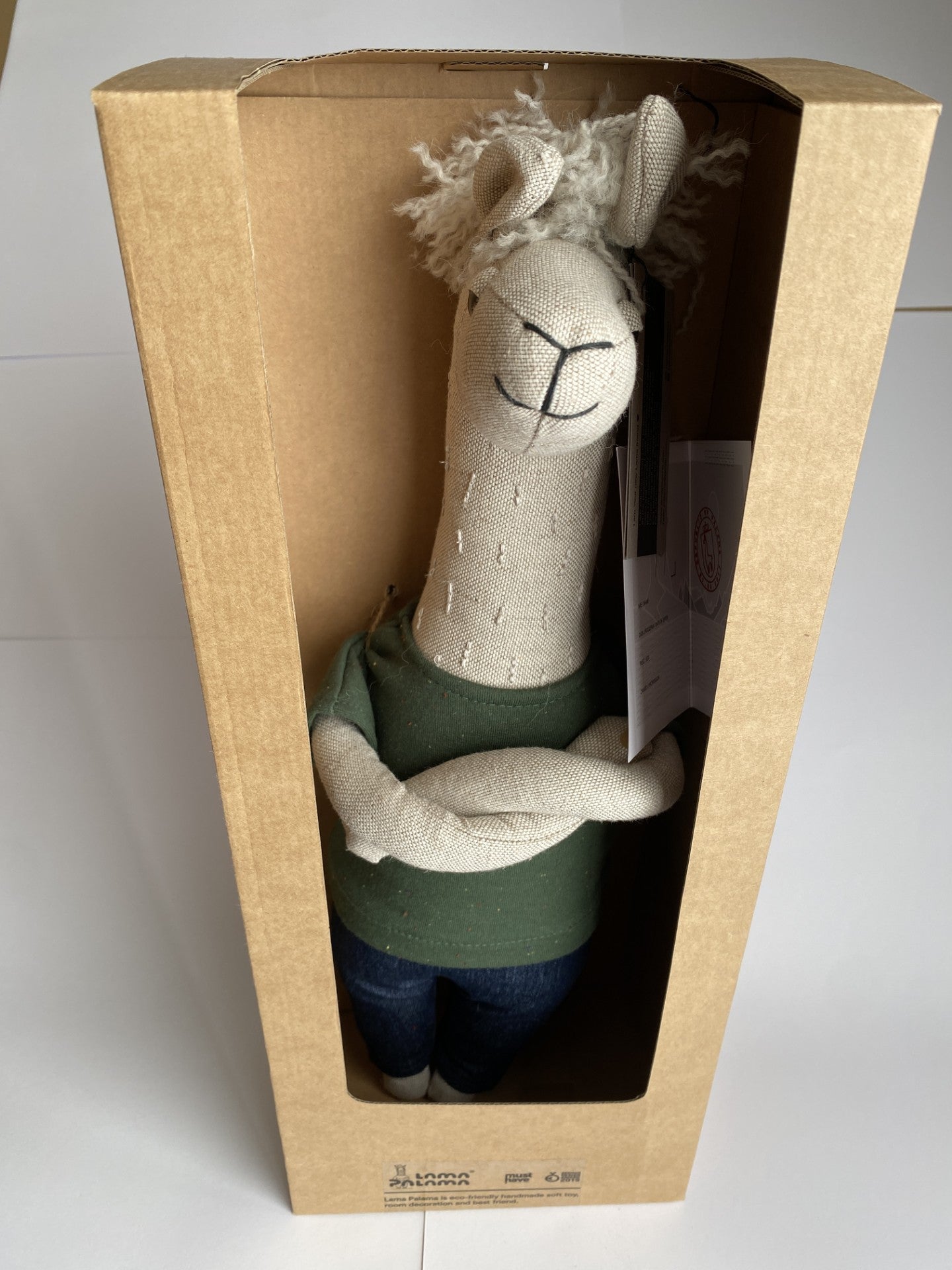 Lama Palama Large 45cm Lama - Green Top