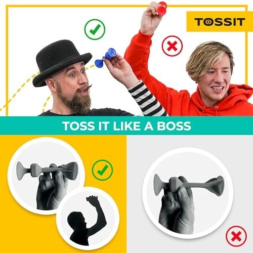 Tossit Original Game, Blue & Yellow