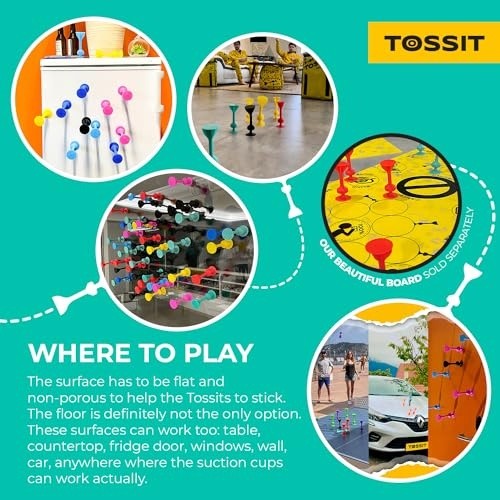 Tossit Original Game, Blue & Yellow