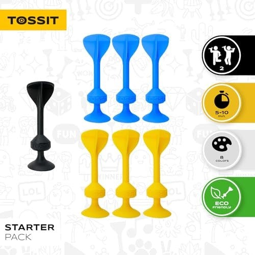 Tossit Original Game, Blue & Yellow