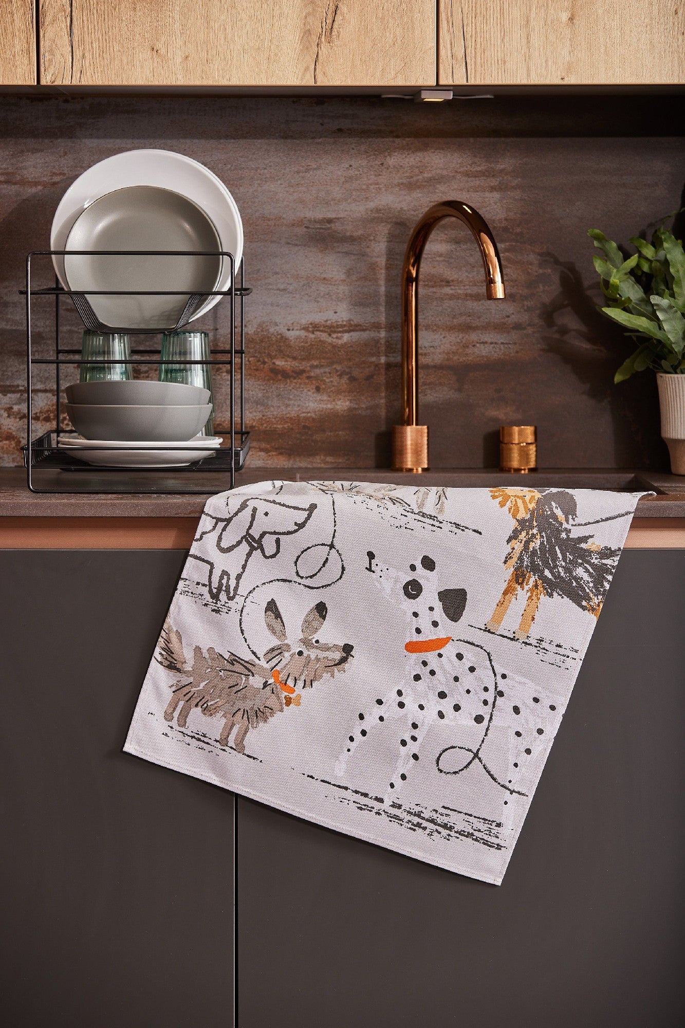 Ulster Weavers Dog Days Tea Towel