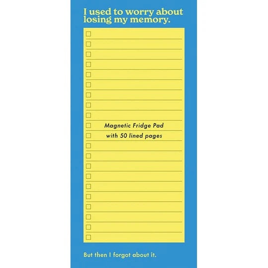 I Used To Worry About Losing My Memory Magnetic Fridge Pad
