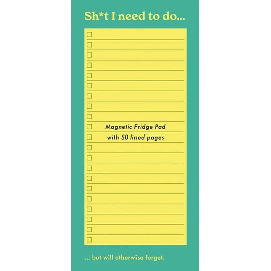 Sh#t I Need To Do Magnetic Fridge Pad