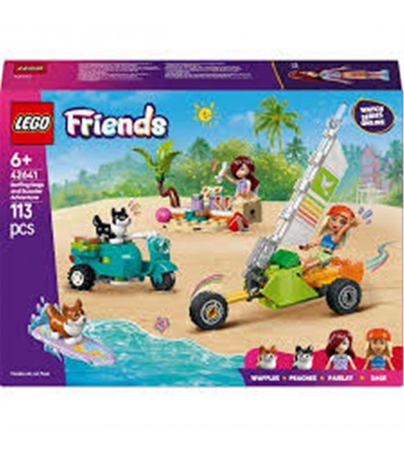Lego 42641 Surfing Dogs And Scooter Adventure Friends Age 6+