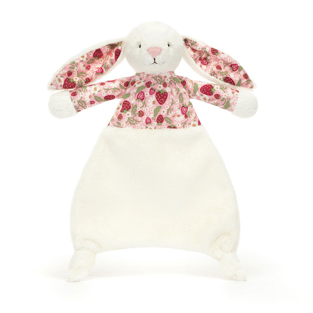 Jellycat Blossom Cream Bunny "berry" Comforter