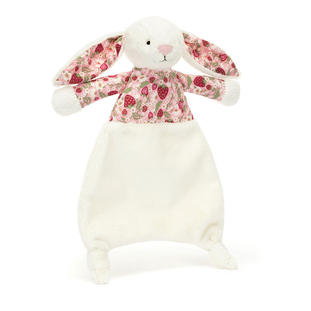 Jellycat Blossom Cream Bunny "berry" Comforter