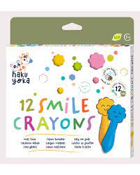 Haku Yoka Smile Crayons 12 Colours
