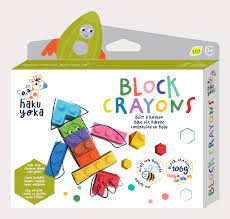 Haku Yoka Block Crayons Rocket