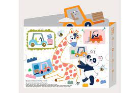 Haku Yoka Block Crayons Fork Lift