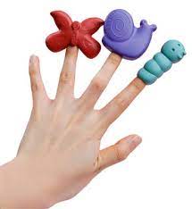 Haku Yoka Finger Crayons - Garden