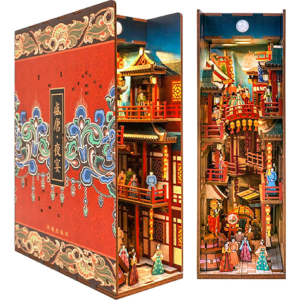 Tonecheer Book Nook 3d Puzzle Kit - The Banquet Of Tang Dynasty