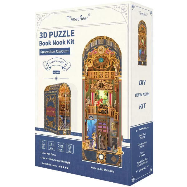 Tonecheer Book Nook 3d Puzzle Kit - Space Museum