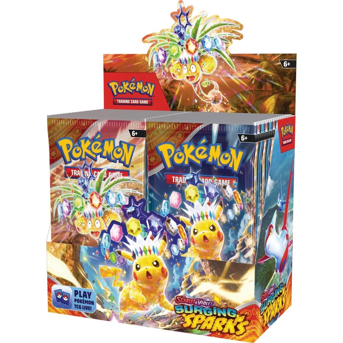 Pokemon Tcg Scarlet & Violet 8 Surging Sparks Booster - Full Box Display Card Game