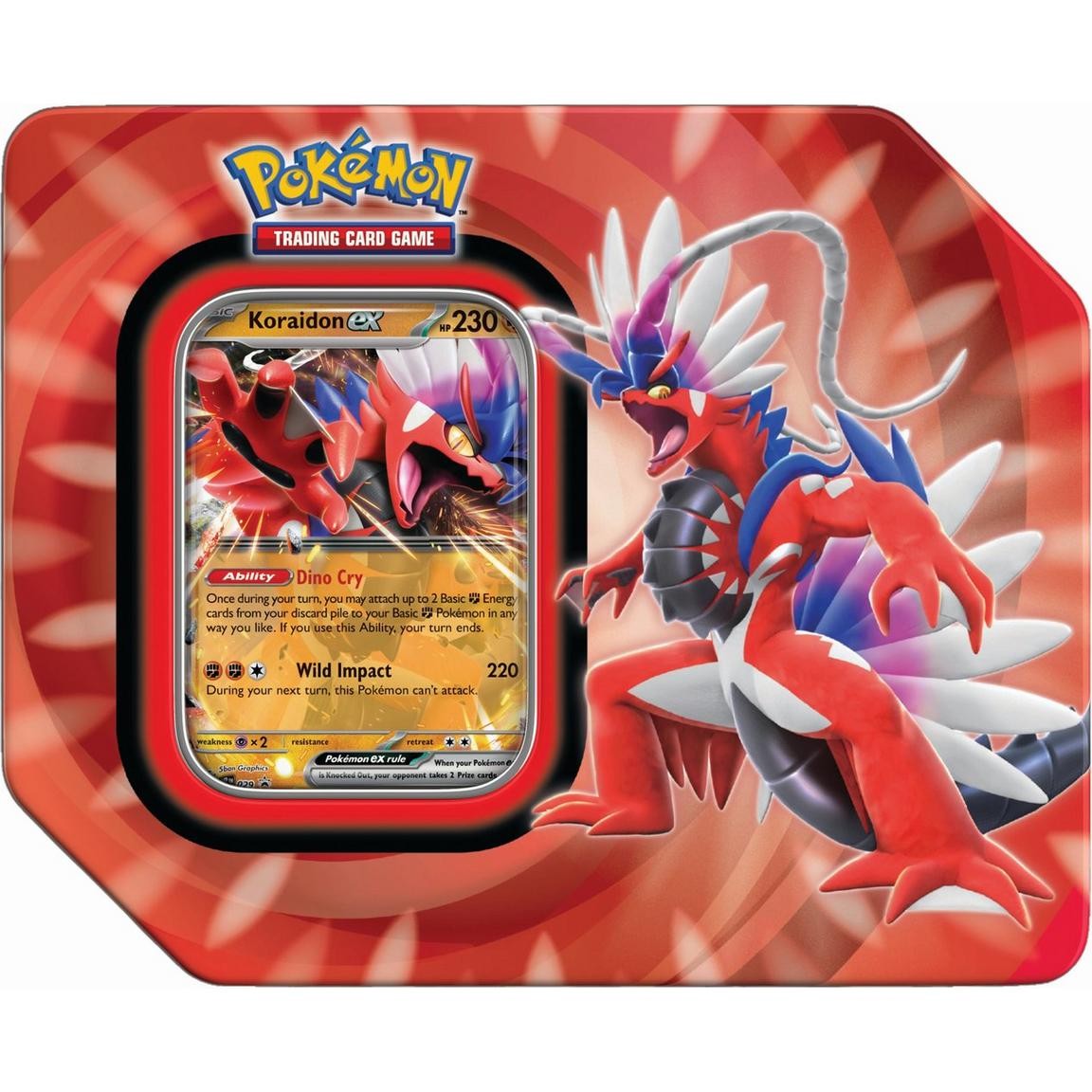 Pokemon Tcg Paldea Legends Tin Cards-style May Vary