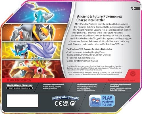 Pokemon - Trading Card Game Paradox Destinies Tin