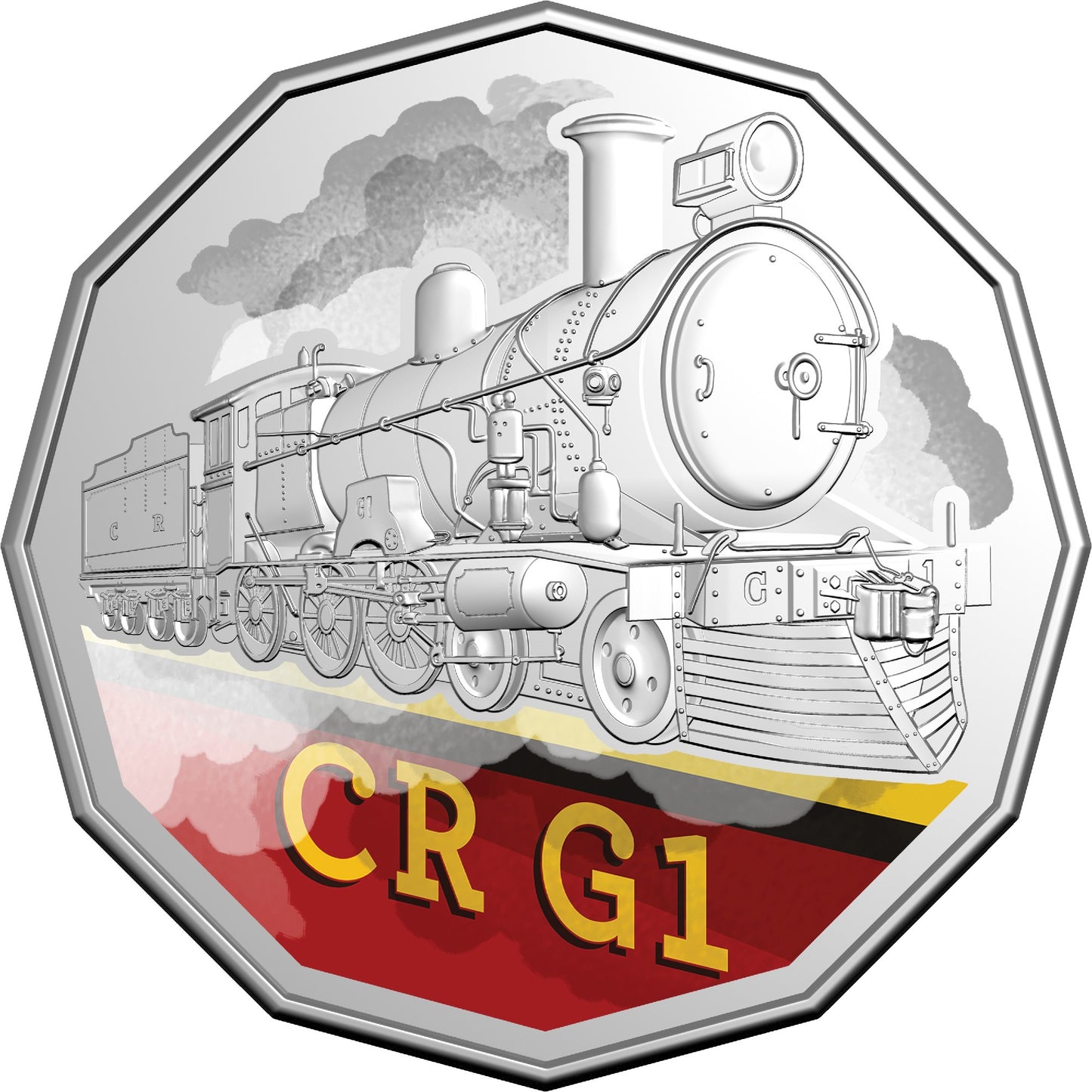 2025 Seven Coin 50c Collection -steam Giants Unc.