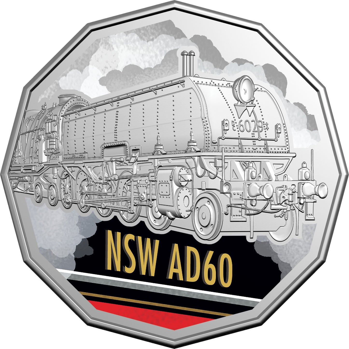 2025 Seven Coin 50c Collection -steam Giants Unc.