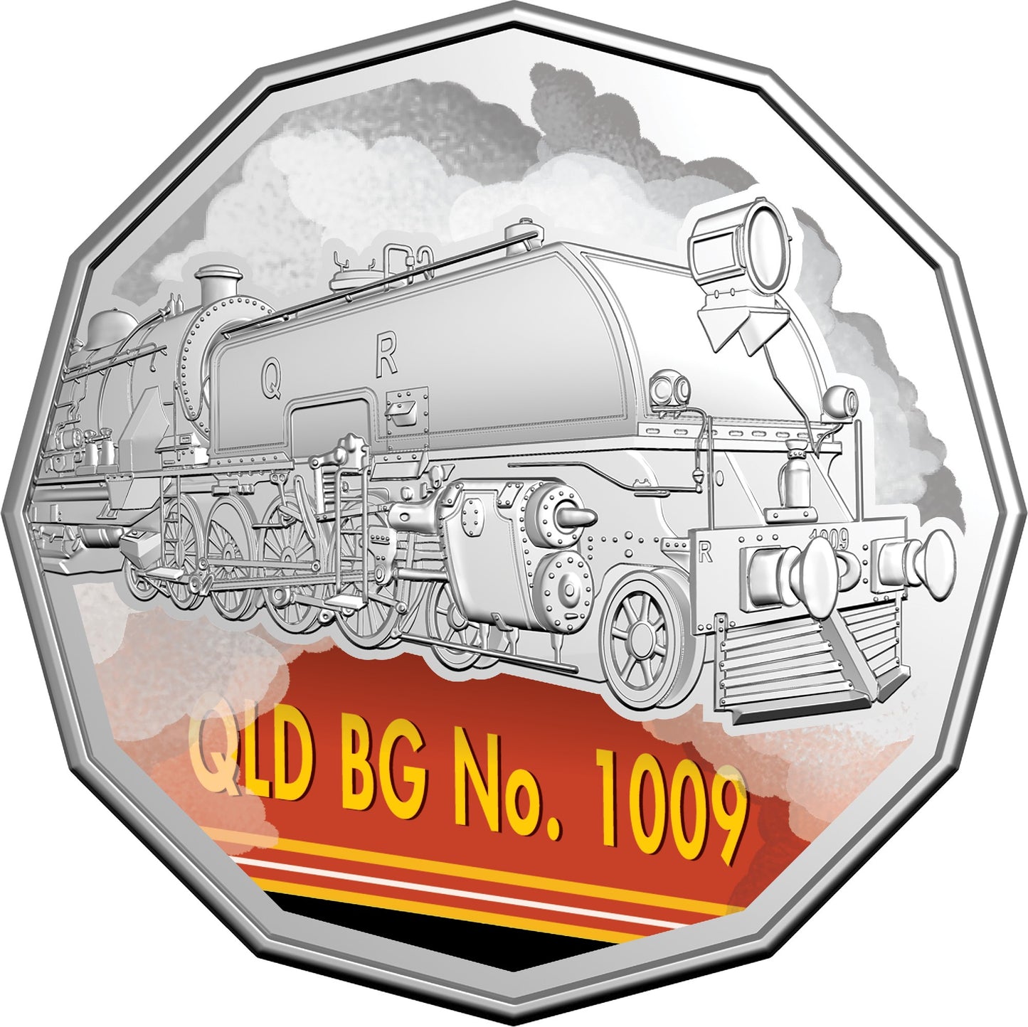 2025 Seven Coin 50c Collection -steam Giants Unc.