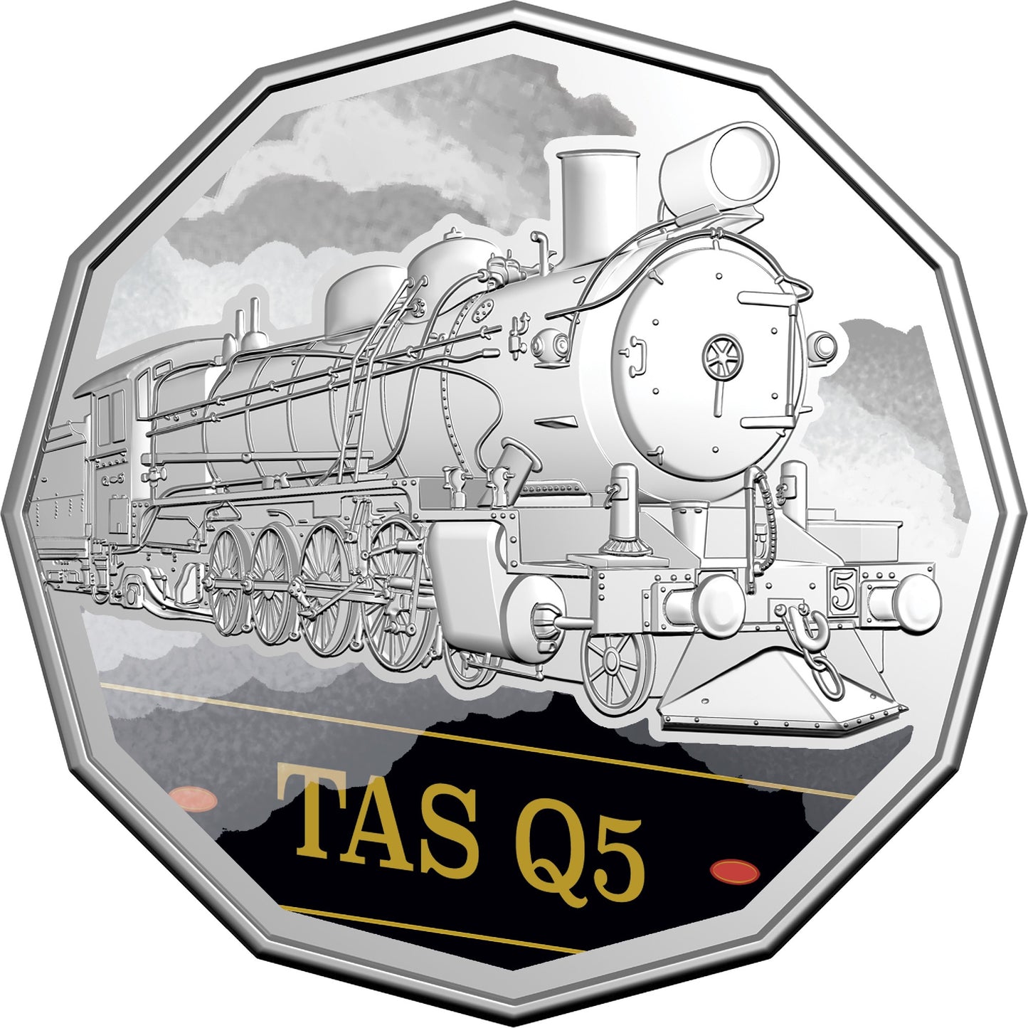 2025 Seven Coin 50c Collection -steam Giants Unc.