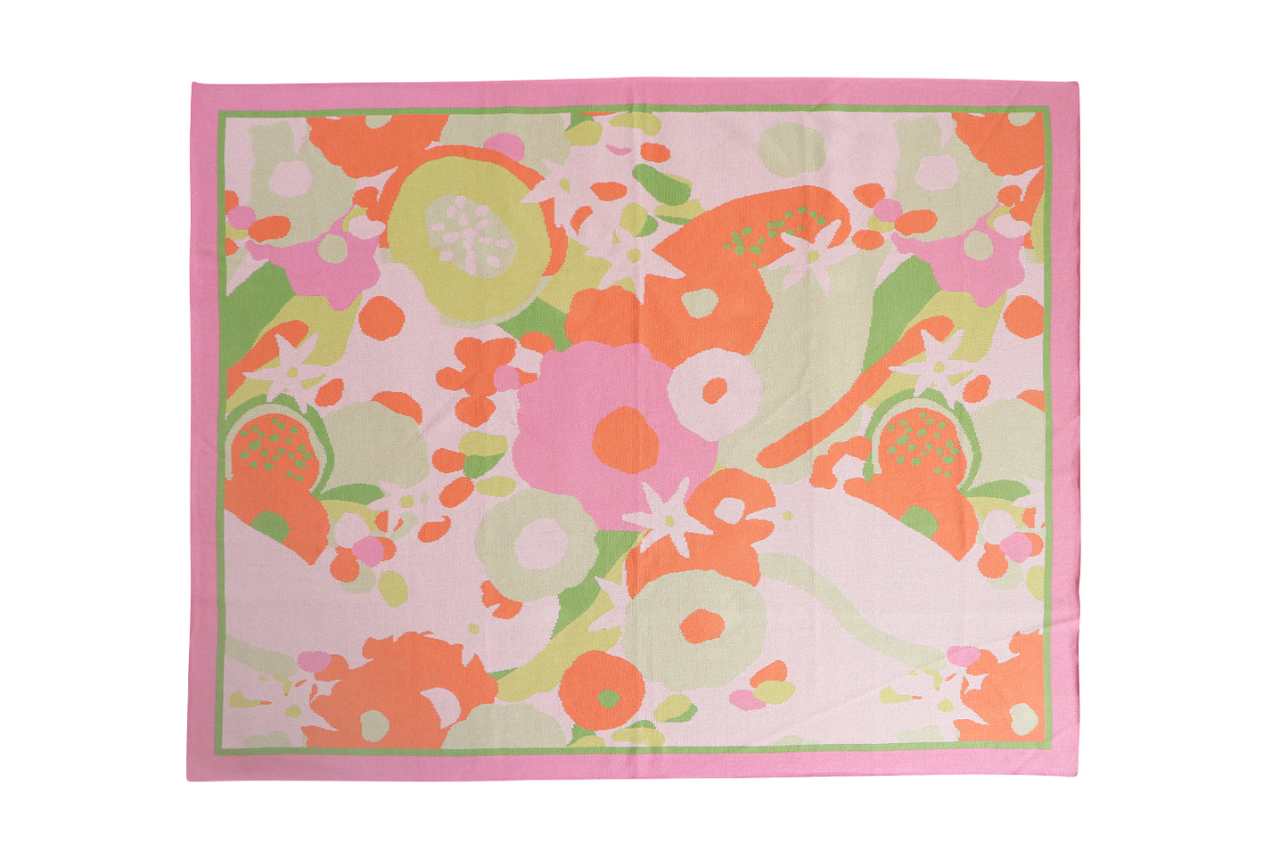 Throw Cotton Knit - Tutti Fruitti