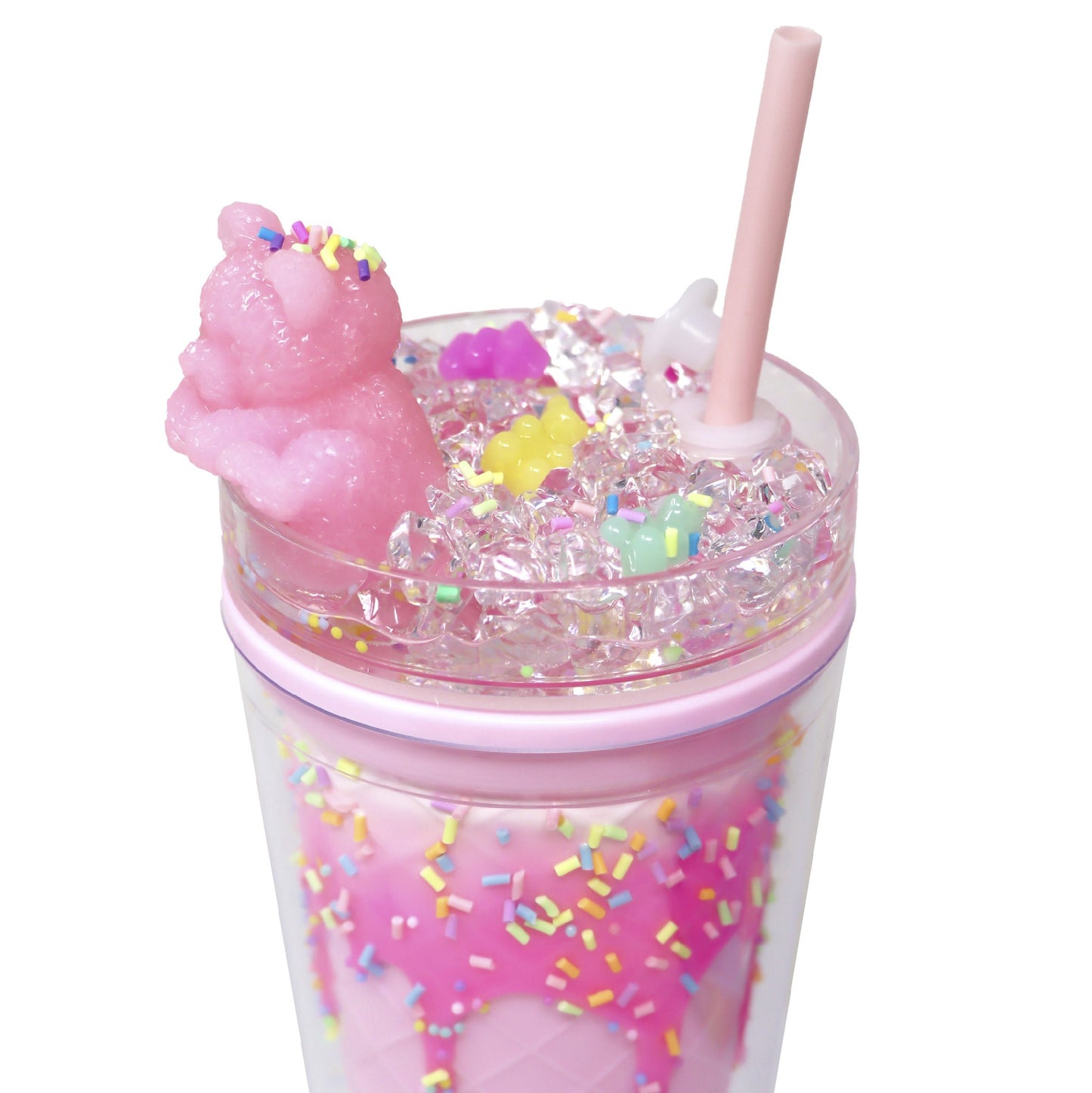 Gummy Bear Drinking Cup Pink