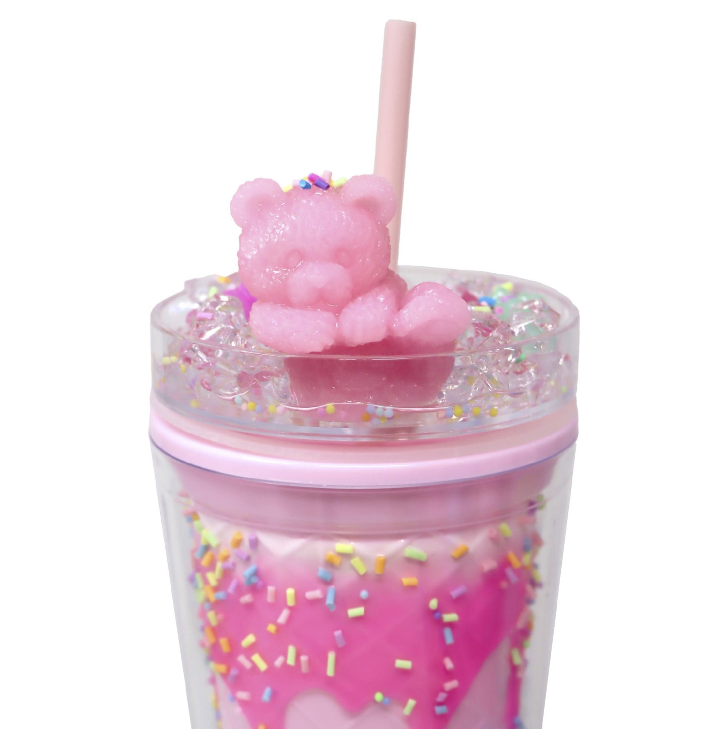 Gummy Bear Drinking Cup Pink