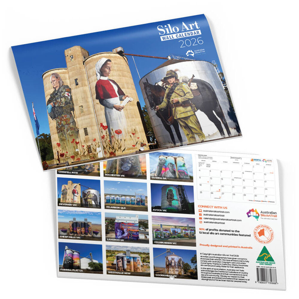 Silo Art 2026 Wall Calendar