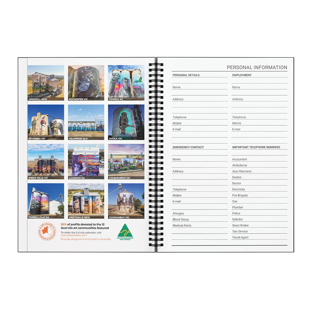 Silo Art 2026 Annual Diary