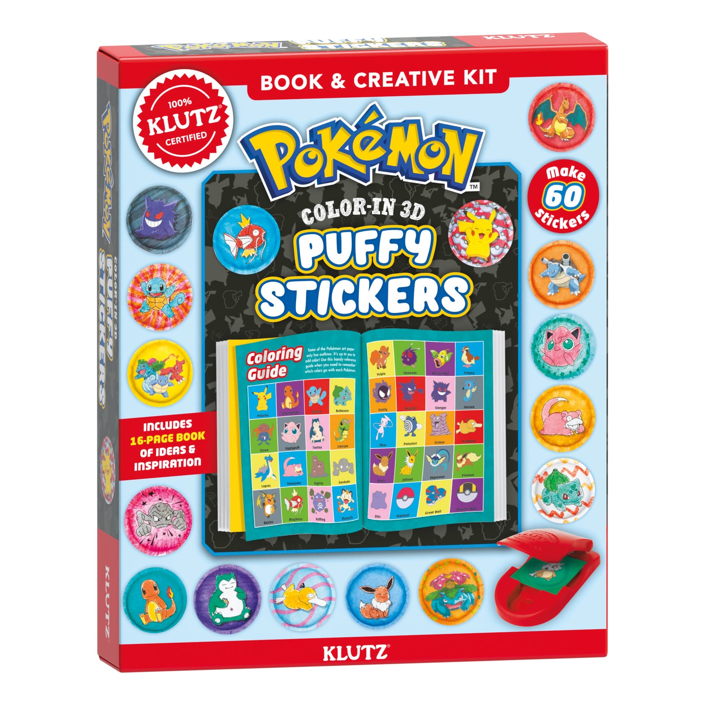 Pokemon: Color-in 3d Puffy Stickers (klutz)