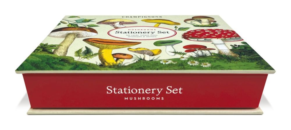 Cavallini Stationary Set Mushrooms