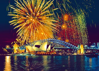 Puzzle 1000pc Fireworks Over Sydney Ravensburger