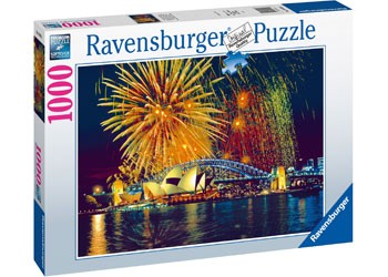 Puzzle 1000pc Fireworks Over Sydney Ravensburger