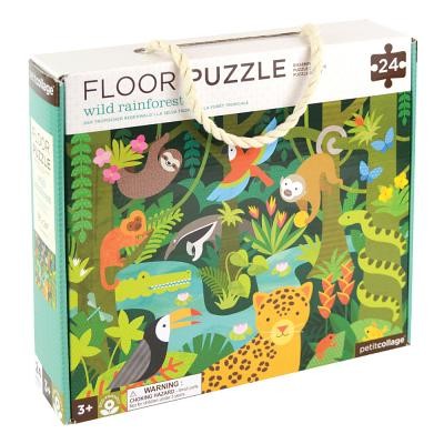 Wild Rainforest Floor Puzzle 24pc