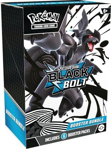 Pokemon Tcg Scarlet & Violet 10.5 Black Bolt Booster Bundle Set