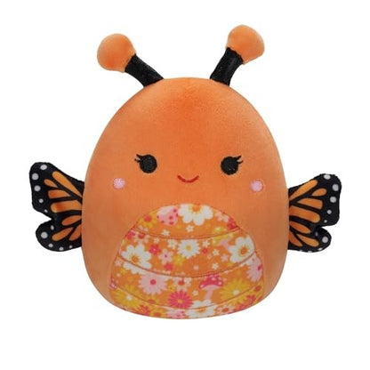 Sqishmellows 16-inch-mony The Orange Monarch Butterfly With A Floral Belly