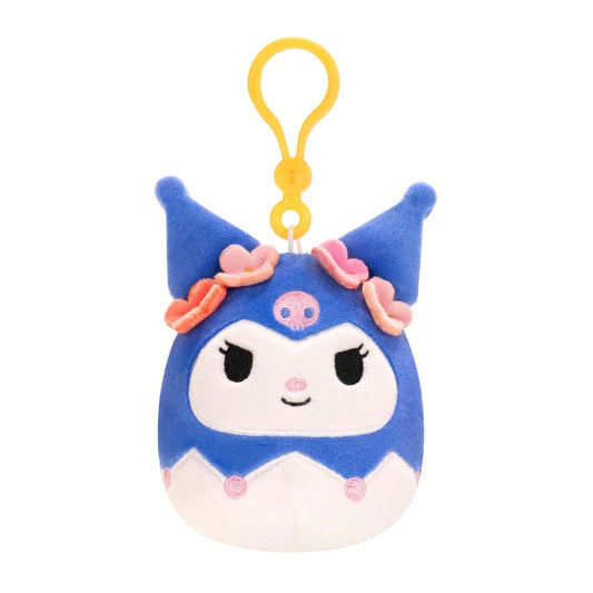 Squishmallow Kuromi Hello Kitty 3.5" Clip On