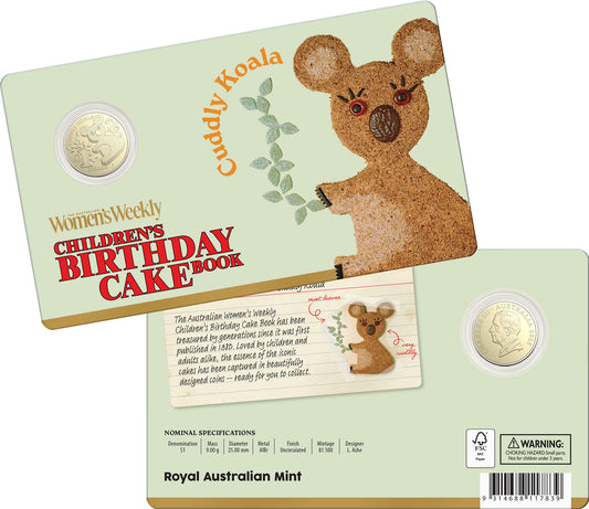 2025 $1 Uncirculated Coin - Cuddly Koala