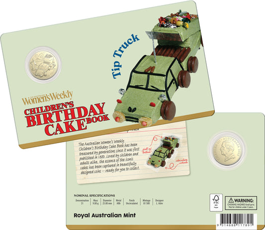 2025 $1 Uncirculated Coin - Tip Truck