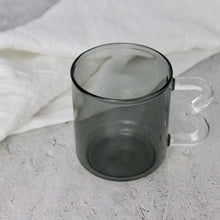 Load image into Gallery viewer, Eloise Glass Cup Smoke/clear
