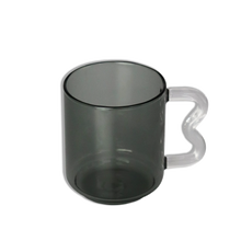 Load image into Gallery viewer, Eloise Glass Cup Smoke/clear
