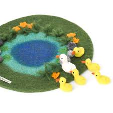 Duck Pond With 6 Ducks Play Mat
