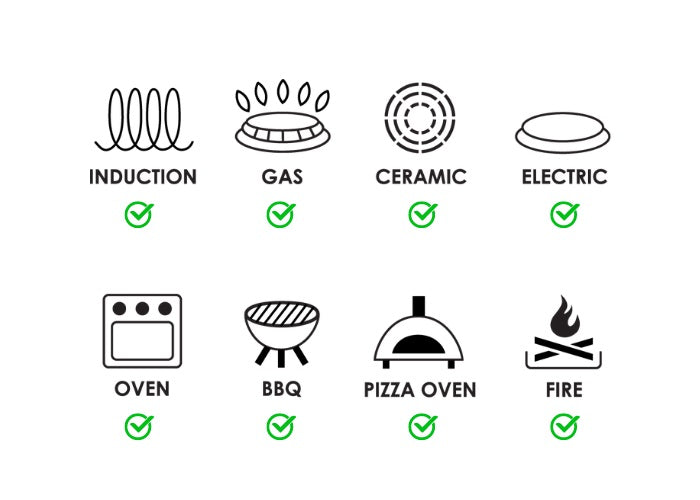 Aus-ion 24cm Grill Flat Pan