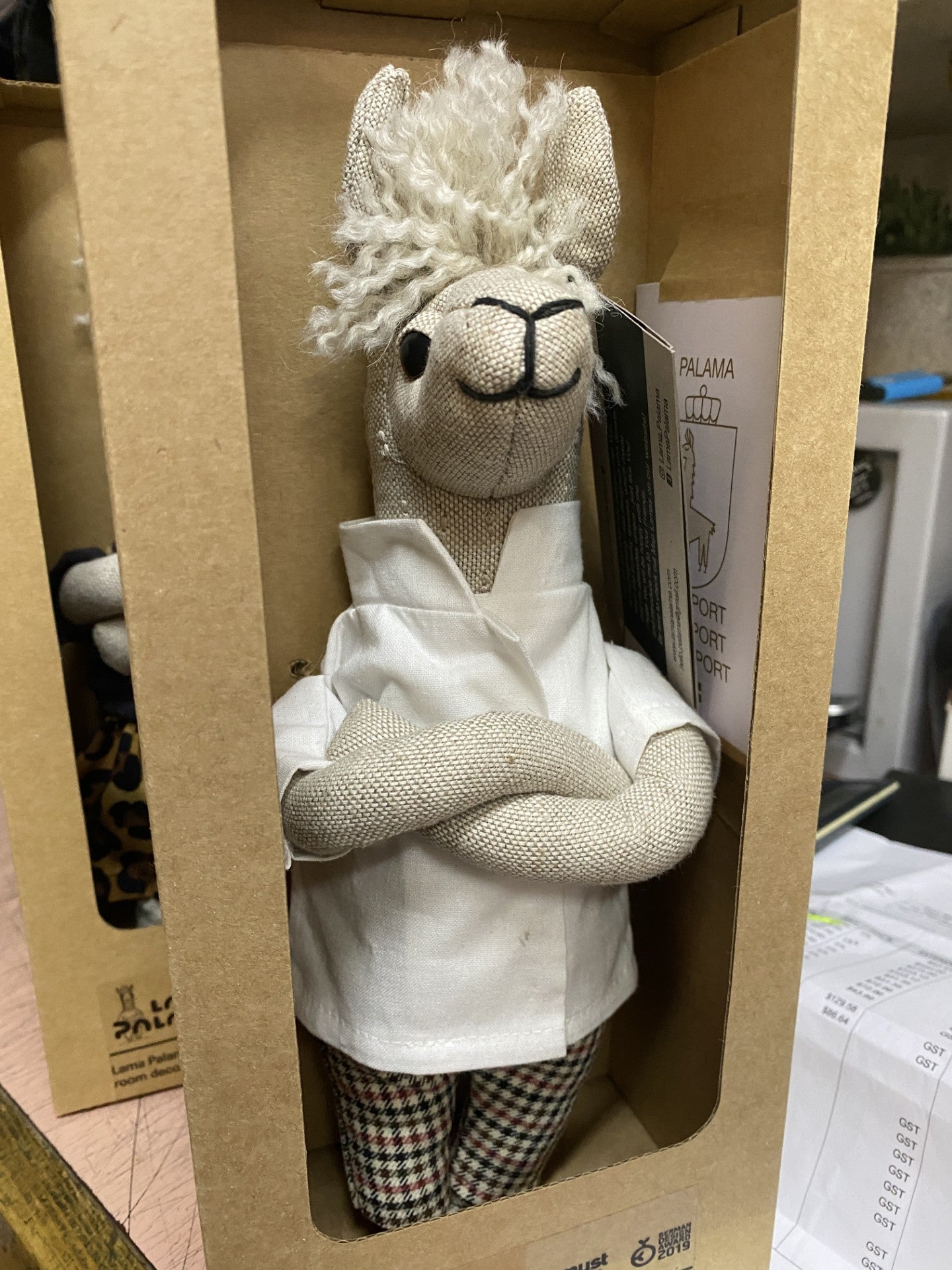 Lama Palama Medium 30cm Lama-white Jacket