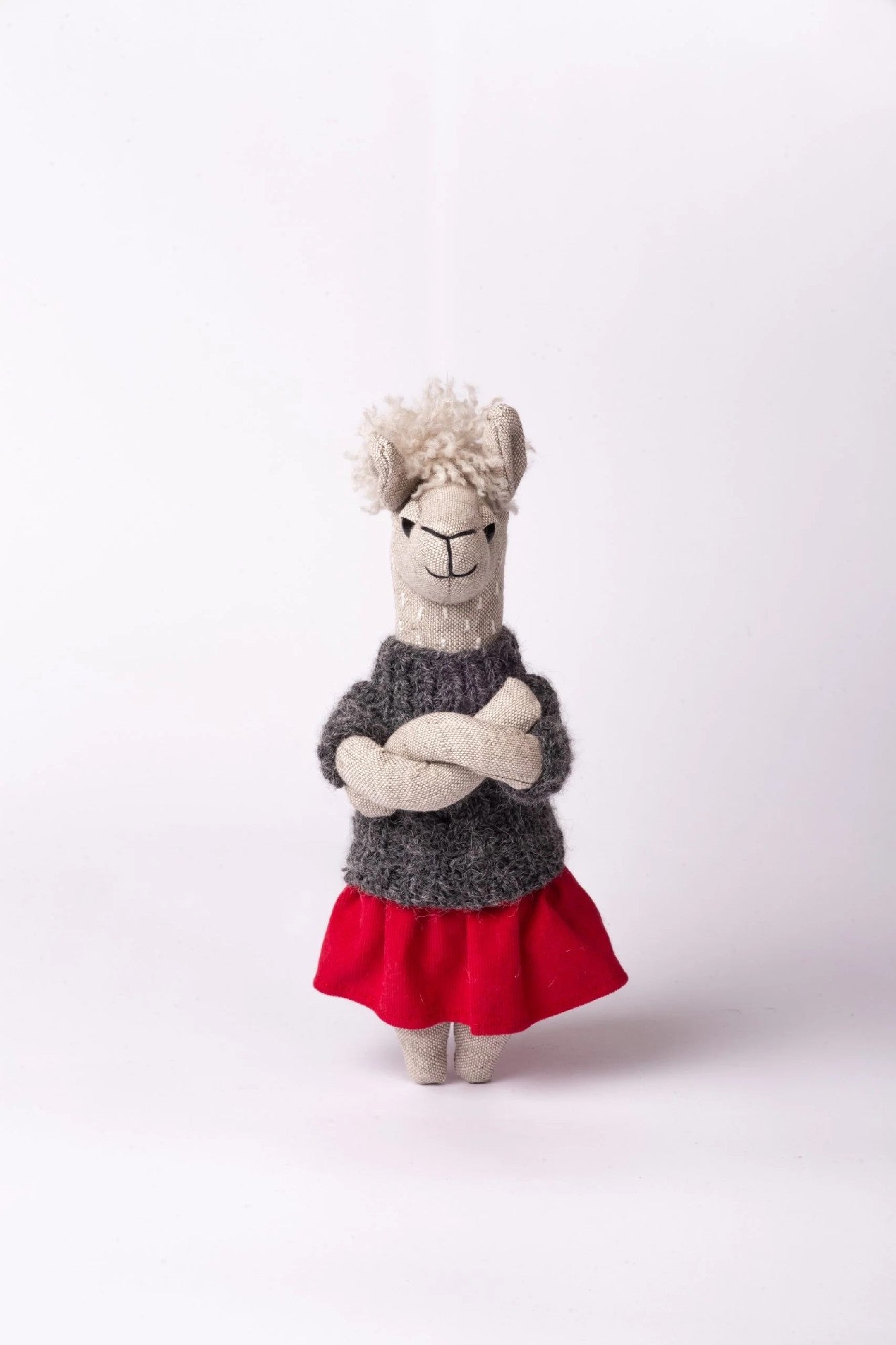 Lama Palama Medium 30cm Lama Red Dress