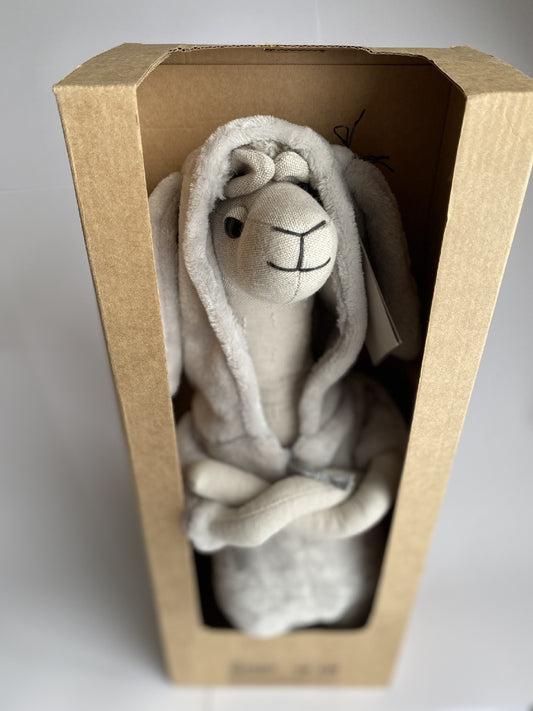 Lama Palama Large 45cm Lama - Silver Hoodie