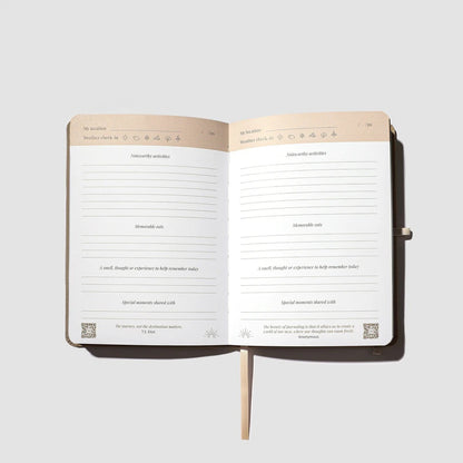 Travel Journal Earthy Taupe