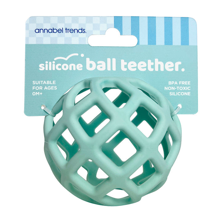 Silicone Ball Teether - Aqua