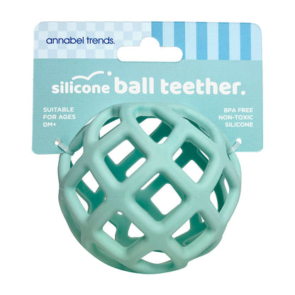 Silicone Ball Teether - Aqua